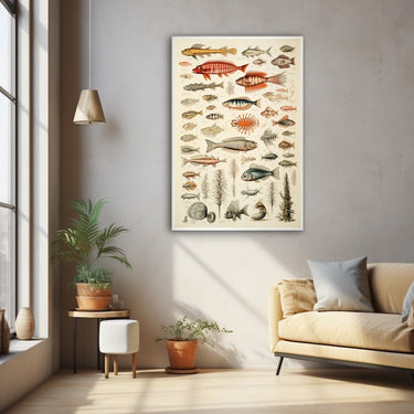 Vintage Fish Painting